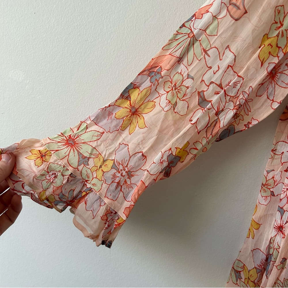 Free People Floral Button Down Dress - Picture 4 of 6